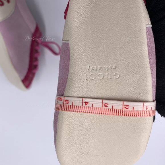 Auth Gucci Baby Pink Logo Shoes Size EU 16 - Picture 14 of 15